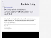 Bild zum Artikel: GASTKOMMENTAR - Das Problem des islamischen Antisemitismus wird verharmlost und relativiert