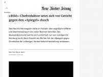 Bild zum Artikel: «Bild»-Chefredaktor setzt sich vor Gericht gegen den «Spiegel» durch