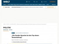 Bild zum Artikel: „Die Gender-Sprache ist eine Top-Down-Veranstaltung“