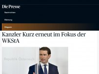 Bild zum Artikel: Kanzler Kurz erneut im Fokus der WKStA [premium]