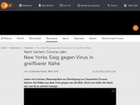 Bild zum Artikel: New Yorks Sieg gegen Virus in greifbarer Nähe