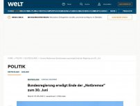 Bild zum Artikel: Bundesregierung erwägt Ende der „Notbremse“ zum 30. Juni