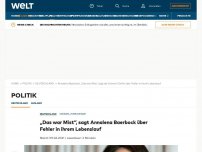 Bild zum Artikel: „Das war Mist“, sagt Annalena Baerbock über ihren Lebenslauf