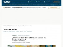 Bild zum Artikel: „Können nicht mehr identifizieren, aus was die Bestandteile sind“