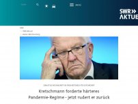 Bild zum Artikel: Kretschmann: Staat sollte im Pandemiefall härter durchgreifen dürfen