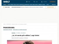 Bild zum Artikel: „Ja, ich werde grün wählen“, sagt Vettel