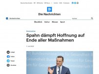 Bild zum Artikel: Coronavirus - Spahn dämpft Hoffnung auf Ende aller Maßnahmen