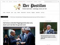 Bild zum Artikel: Olaf Scholz verbreitet Plagiatsgerüchte über sich, damit auch mal über ihn geredet wird