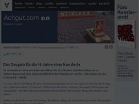 Bild zum Artikel: Das Zeugnis für die 16 Jahre einer Kanzlerin