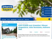 Bild zum Artikel: Unwetter in Deutschland: Häuser eingestürzt, viele Vermisste, mehrere Tote