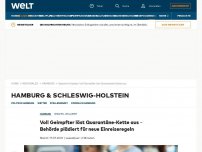 Bild zum Artikel: Voll Geimpfter löst Quarantäne-Kette aus – Behörde plädiert für neue Einreiseregeln