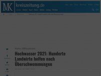 Bild zum Artikel: Helden der Flut: Hunderte Landwirte helfen bei Hochwasser-Katastrophe