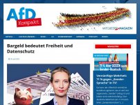 Bild zum Artikel: Bargeld bedeutet Freiheit und Datenschutz