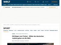 Bild zum Artikel: Ohrfeigen vom Trainer – Bilder der deutschen Judoka gehen um die Welt