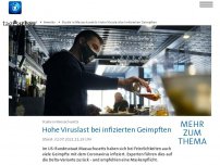 Bild zum Artikel: US-Studie: Hohe Viruslast bei infizierten Geimpften