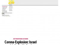 Bild zum Artikel: Corona-Explosion: Israel verschärft die Maßnahmen
