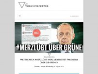 Bild zum Artikel: Faktencheck #Merzlügt: Merz verbreitet Lügen über die Grünen