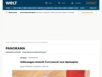 Bild zum Artikel: Volkswagen streicht Currywurst vom Speiseplan