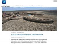 Bild zum Artikel: Weltklimarat: Erderwärmung um 1,5 Grad wird bereits 2030 erreicht