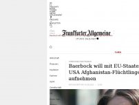 Bild zum Artikel: Baerbock will mit EU-Staaten und USA Afghanistan-Flüchtlinge aufnehmen