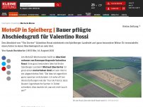 Bild zum Artikel: Bauer pflügte Abschiedsgruß für Valentino Rossi