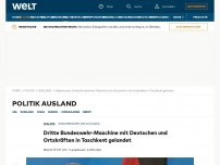 Bild zum Artikel: Erste Bundeswehrmaschine fliegt nur sieben Menschen aus Kabul aus