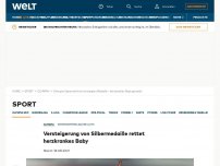 Bild zum Artikel: Versteigerung von Silbermedaille rettet herzkrankes Baby