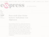 Bild zum Artikel: Kurz zu Afghanistan: “Den Menschen soll in benachbarten Staaten geholfen werden”