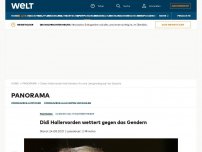 Bild zum Artikel: Didi Hallervorden wettert gegen das Gendern