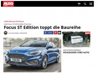 Bild zum Artikel: Focus ST Edition für RS-Fans