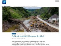 Bild zum Artikel: Flut-Folgen: Gefährliches Müll-Chaos an der Ahr?