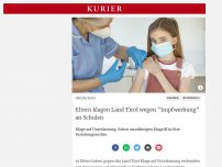 Bild zum Artikel: Eltern klagen Land Tirol wegen 'Impfwerbung' an Schulen