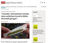 Bild zum Artikel: Richtervorlage des AG Pasewalk: 'Cannabis-Konsumenten werden ohne sachlichen Grund in Mitleidenschaft gezogen'