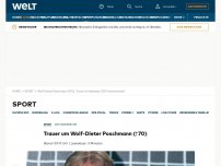 Bild zum Artikel: Trauer um Wolf-Dieter Poschmann (†70)