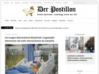 Bild zum Artikel: Von wegen diskriminierte Minderheit: Ungeimpfte bekommen viel mehr Intensivbetten als Geimpfte