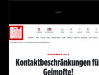 Bild zum Artikel: In Rosenheim Gilt's - Kontaktbeschränkungen für Geimpfte!