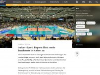 Bild zum Artikel: Indoor-Sport: Bayern lässt mehr Zuschauer in Hallen zu