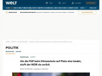 Bild zum Artikel: Als die FDP beim Klimaschutz auf Platz Eins landet, stuft der WDR sie zurück