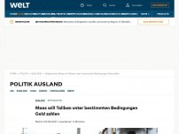 Bild zum Artikel: Maas will Taliban unter bestimmten Bedingungen Geld zahlen