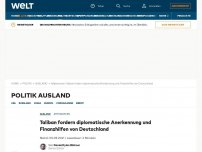 Bild zum Artikel: Taliban fordern Diplomatie und Finanzhilfen von Deutschland