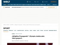 Bild zum Artikel: „Religiöse Propaganda“- Olympia-Judoka zehn Jahre gesperrt