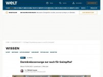 Bild zum Artikel: Darmkrebsvorsorge nur noch für Geimpfte?