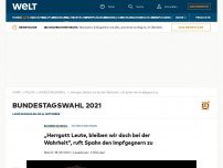 Bild zum Artikel: „Herrgott Leute, bleiben wir doch bei der Wahrheit“, ruft Spahn den Impfgegnern zu