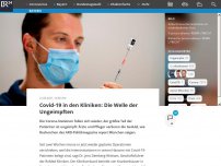 Bild zum Artikel: Covid-19 in den Kliniken: Die Welle der Ungeimpften