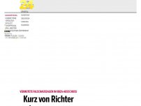 Bild zum Artikel: Kurz von Richter einvernommen