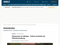 Bild zum Artikel: Tötung einer 16-Jährigen – Polizei verzichtet auf Täterbeschreibung