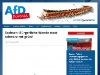 Bild zum Artikel: Sachsen: Bürgerliche Wende statt schwarz-rot-grün!