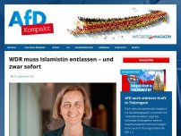 Bild zum Artikel: WDR muss Islamistin entlassen – und zwar sofort