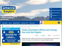 Bild zum Artikel: Clubs und Diskos öffnen ab Freitag: Das sind die Regeln