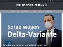 Bild zum Artikel: Delta-Variante ist tot: Investmentbank entlarvt die Panik-Kampagne